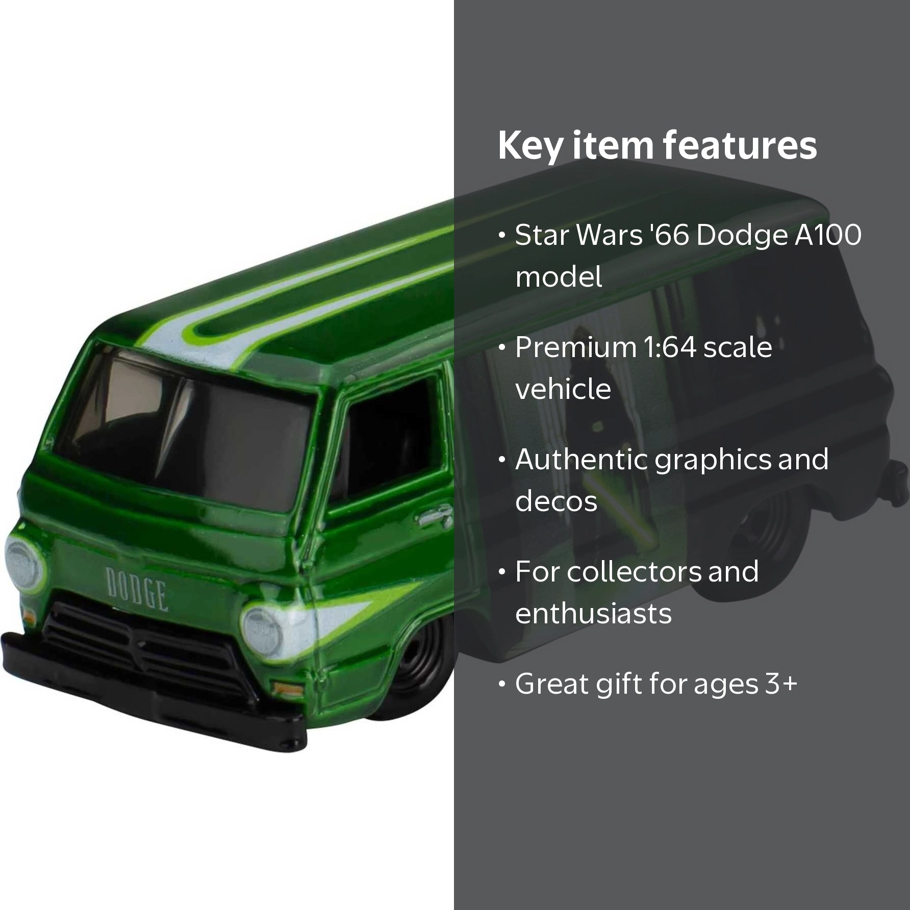 Hot Wheels Pop Culture Star Wars '66 Dodge A100 1:64 Scale Toy Car