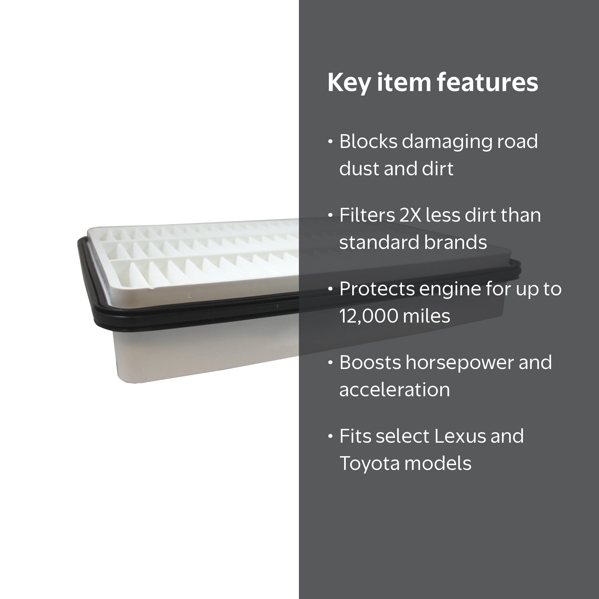 FRAM Extra Guard Air Filter, CA8918 for Select Lexus and Toyota