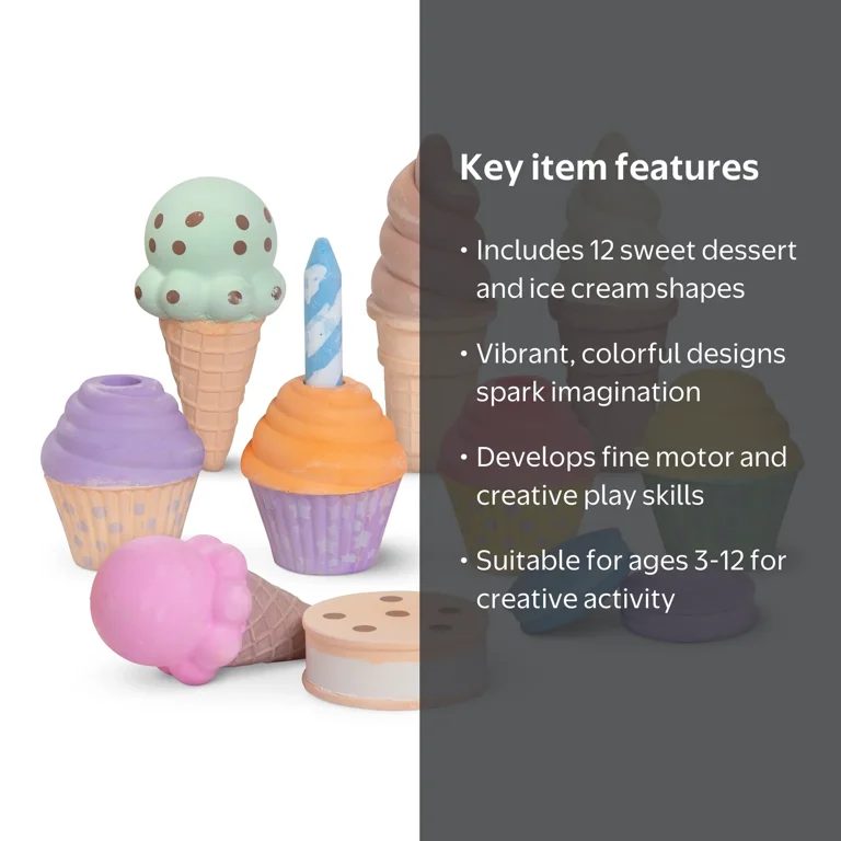 Melissa & Doug Sweet Treats Chalk Play Set (12 Pieces) - Walmart.com