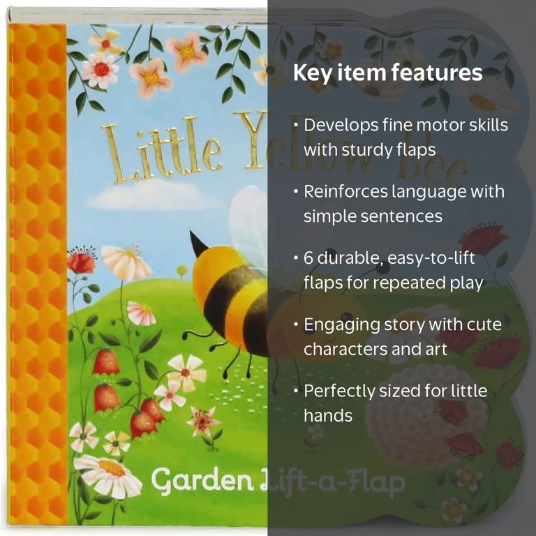Little Yellow Bee Lift a Flap - Walmart.com