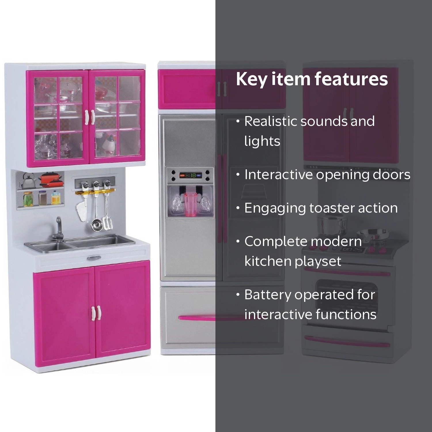 Bisontec My Modern Kitchen Full Deluxe Kit Battery Operated