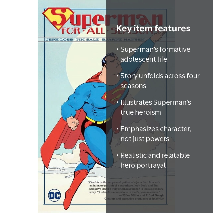 DC Comics, Superman for All Seasons, ISBN 9781779523877, Paperback