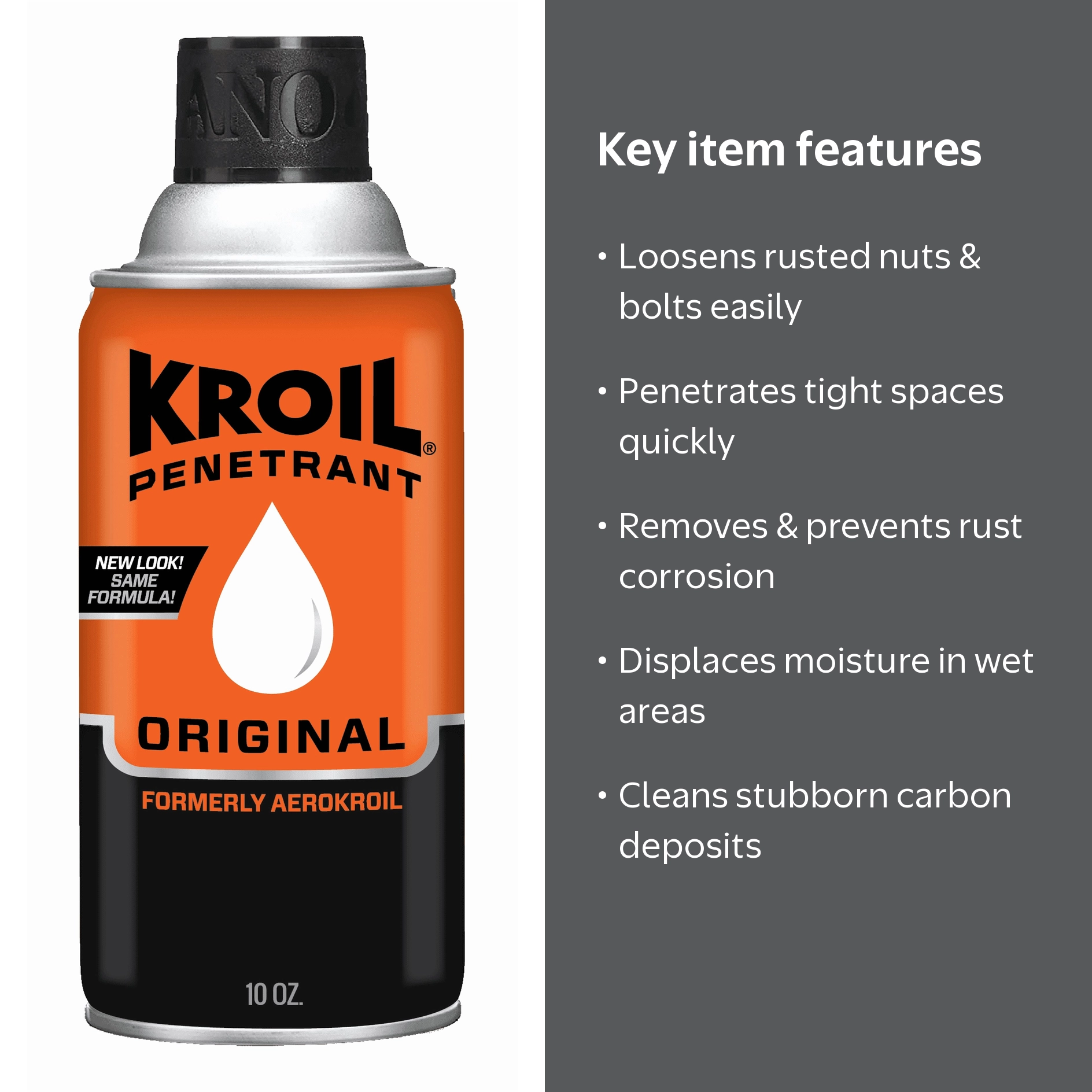 Kroil Original Penetrating Oil (Aerosol Spray-10oz Can-Case of 6