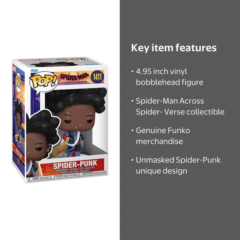 Funko POP! Marvel: S-M:ATSV S2- Spider-Punk(UN) - Walmart.com