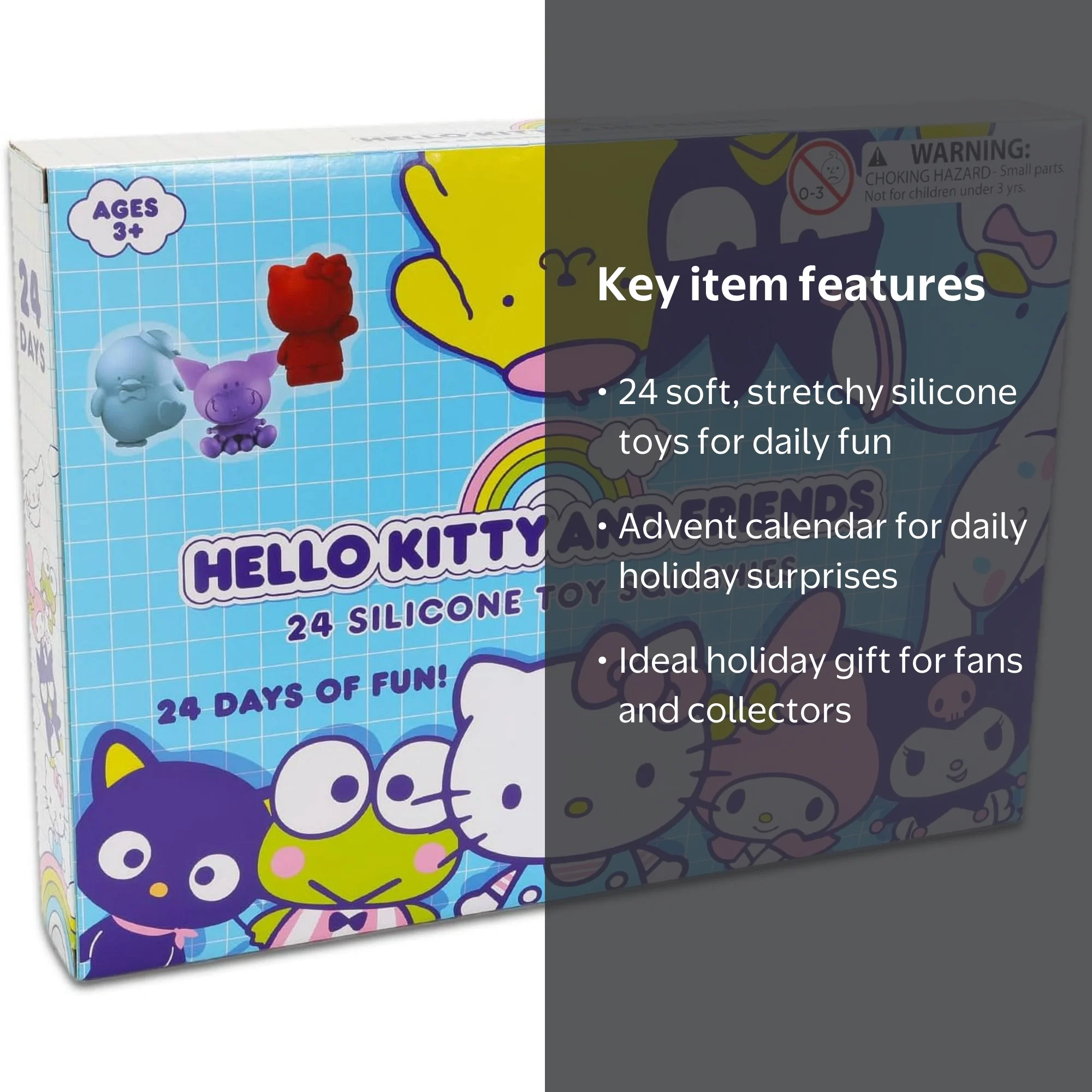 Hello Kitty and Friends Advent Calendar - 24 Silicone Toy