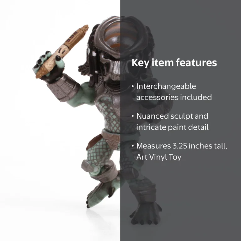 The Loyal Subjects Predator Warrior Action Vinyl Figure, Posable