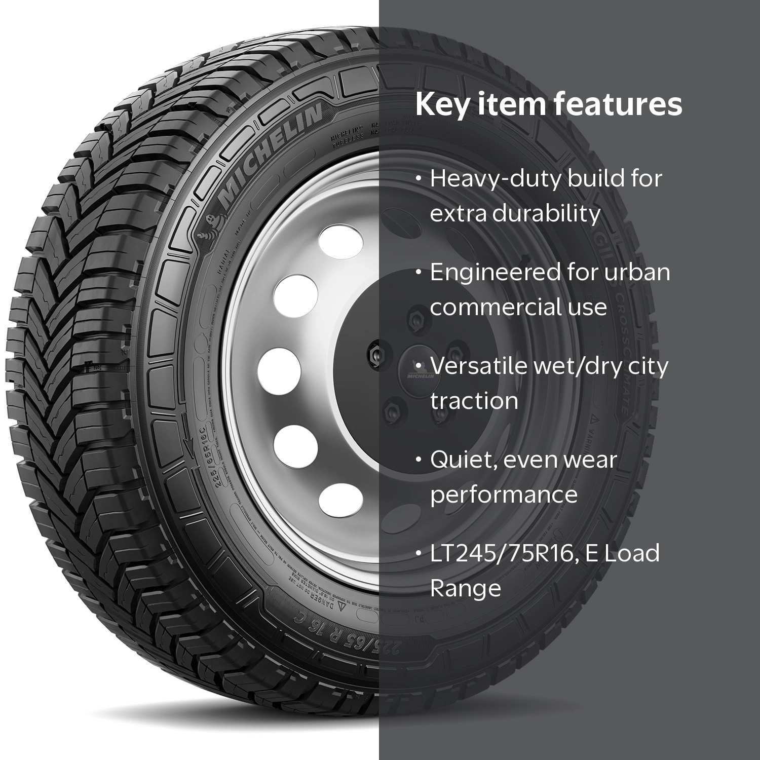 Michelin Agilis CrossClimate Commercial Van LT245/75R16 120/116R E