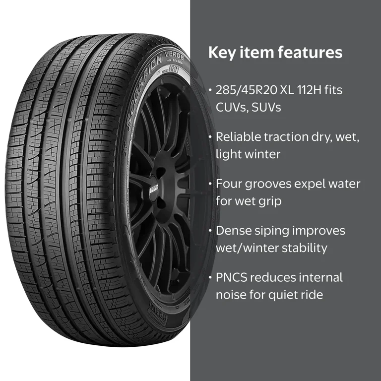 Pirelli Scorpion Verde 285/45R20 112H XL All Season SUV/Crossover 