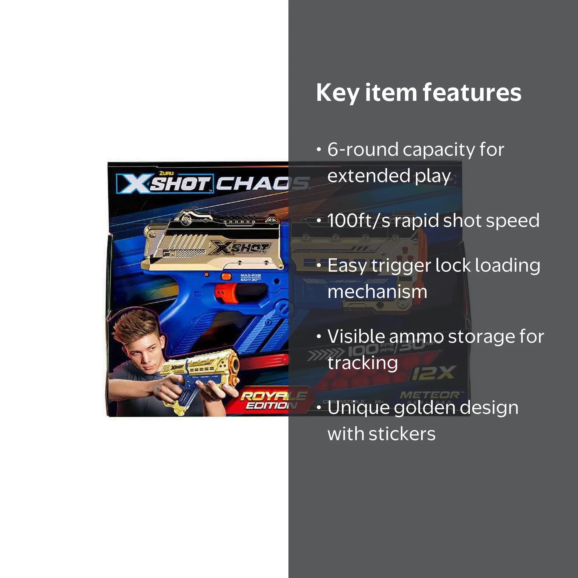 X-Shot Chaos Meteor Blaster (Royale Edition) - Walmart.com