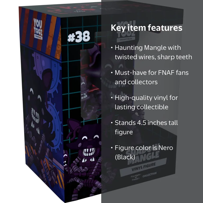 Youtooz Five Nights at Freddy's: Shadow Mangle Figure - Walmart.com