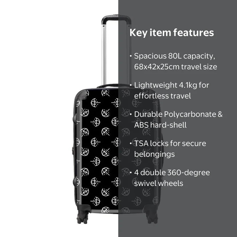 Bring Me The Horizon Official Tour Series Luggage/Suitcase by