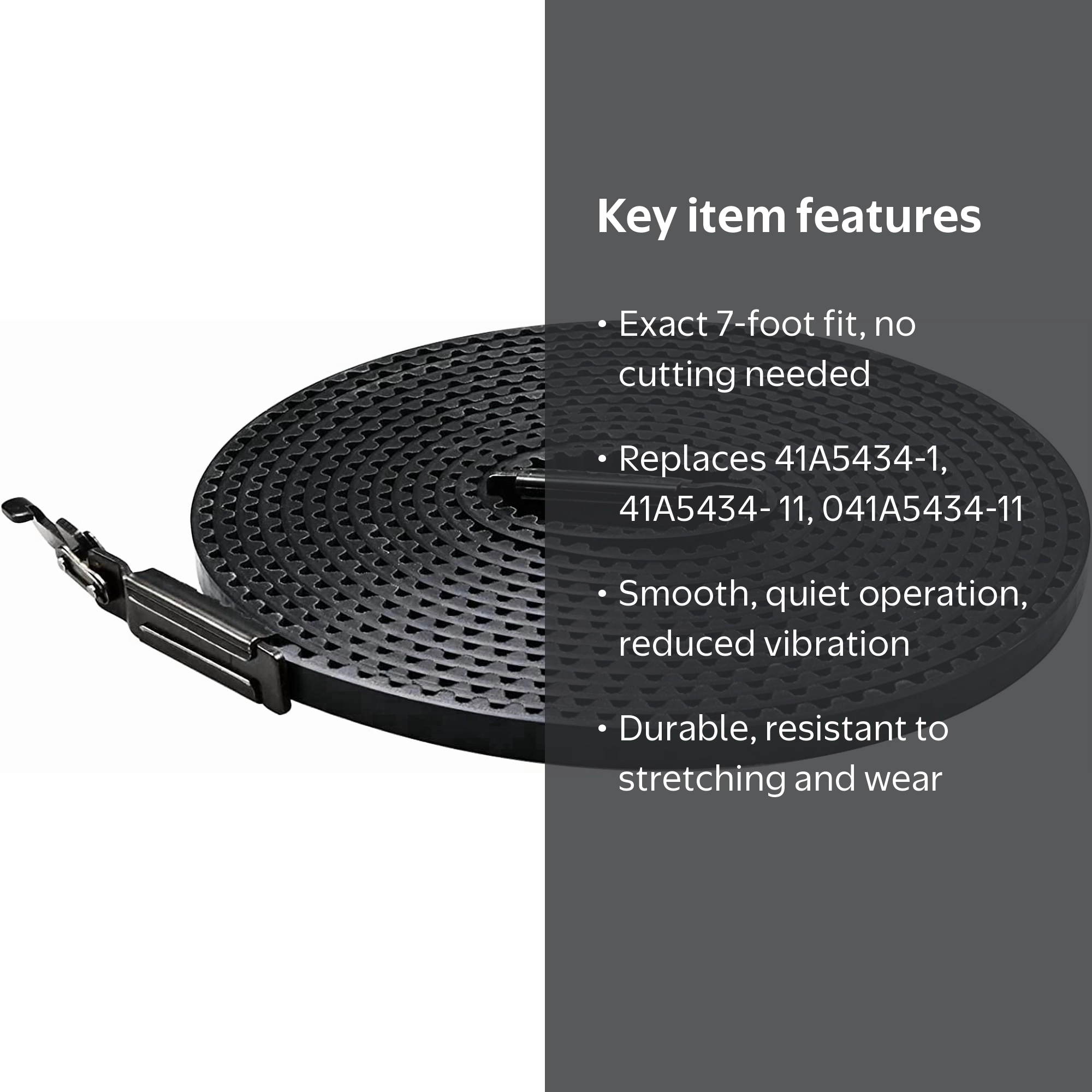 Drive Belt 41A5434-11A, 7FT Garage Door Parts Compatible with