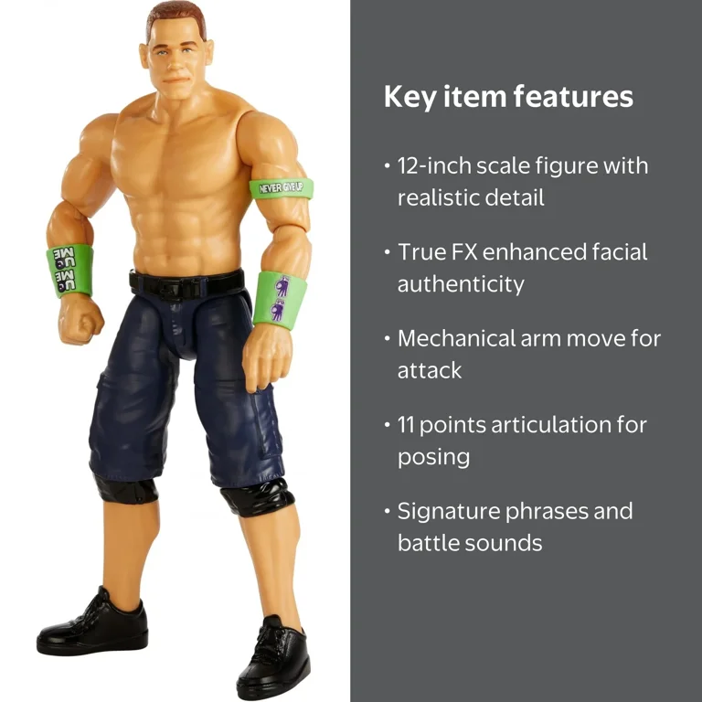 WWE Attitude Adjustment John Cena 12 Action Figure - Walmart.com