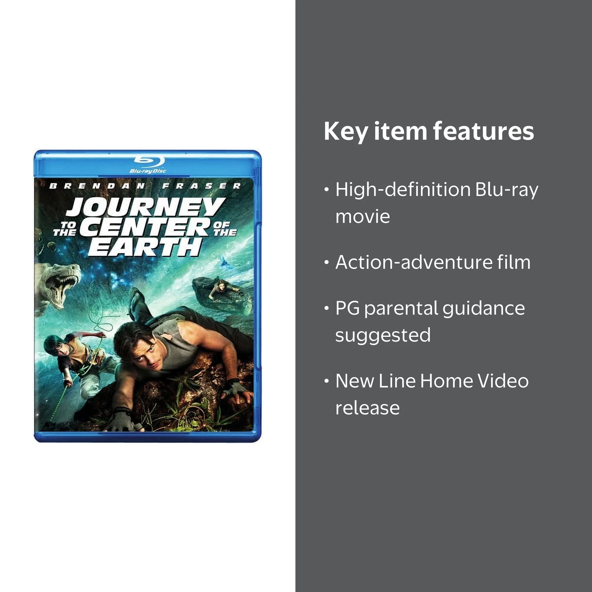 New Line Home Video - Journey to the Center of Earth Blu-ray