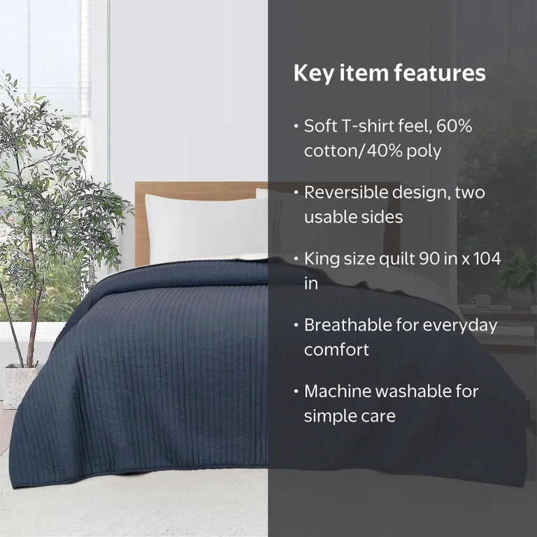 Free Shipping! Mainstays Extra Soft Jersey Reversible Quilt
