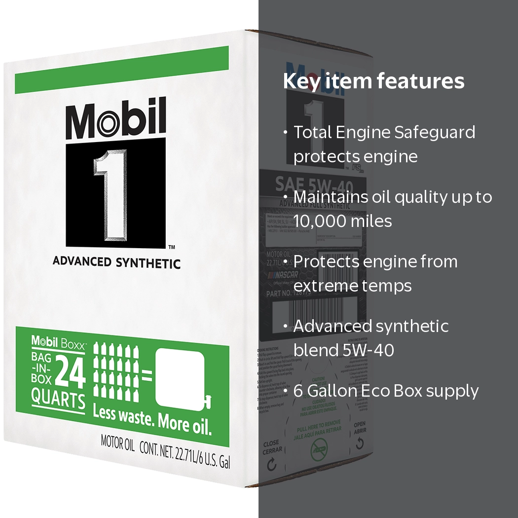 Mobil 1 FS X2 European Car Formula Full Synthetic Motor Oil 5W-40