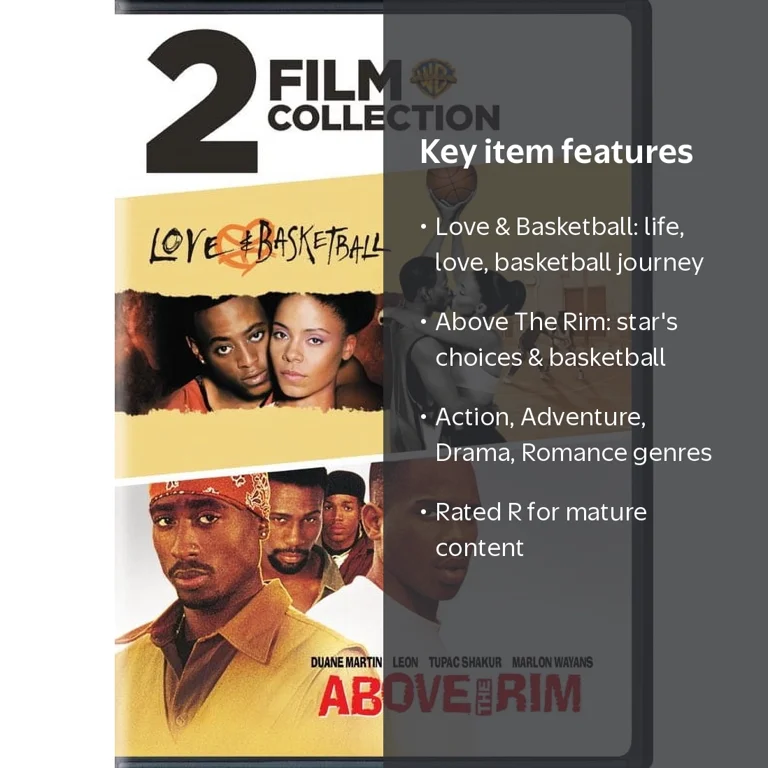 Love & Basketball / Above The Rim (DVD), Action, Warner Bros
