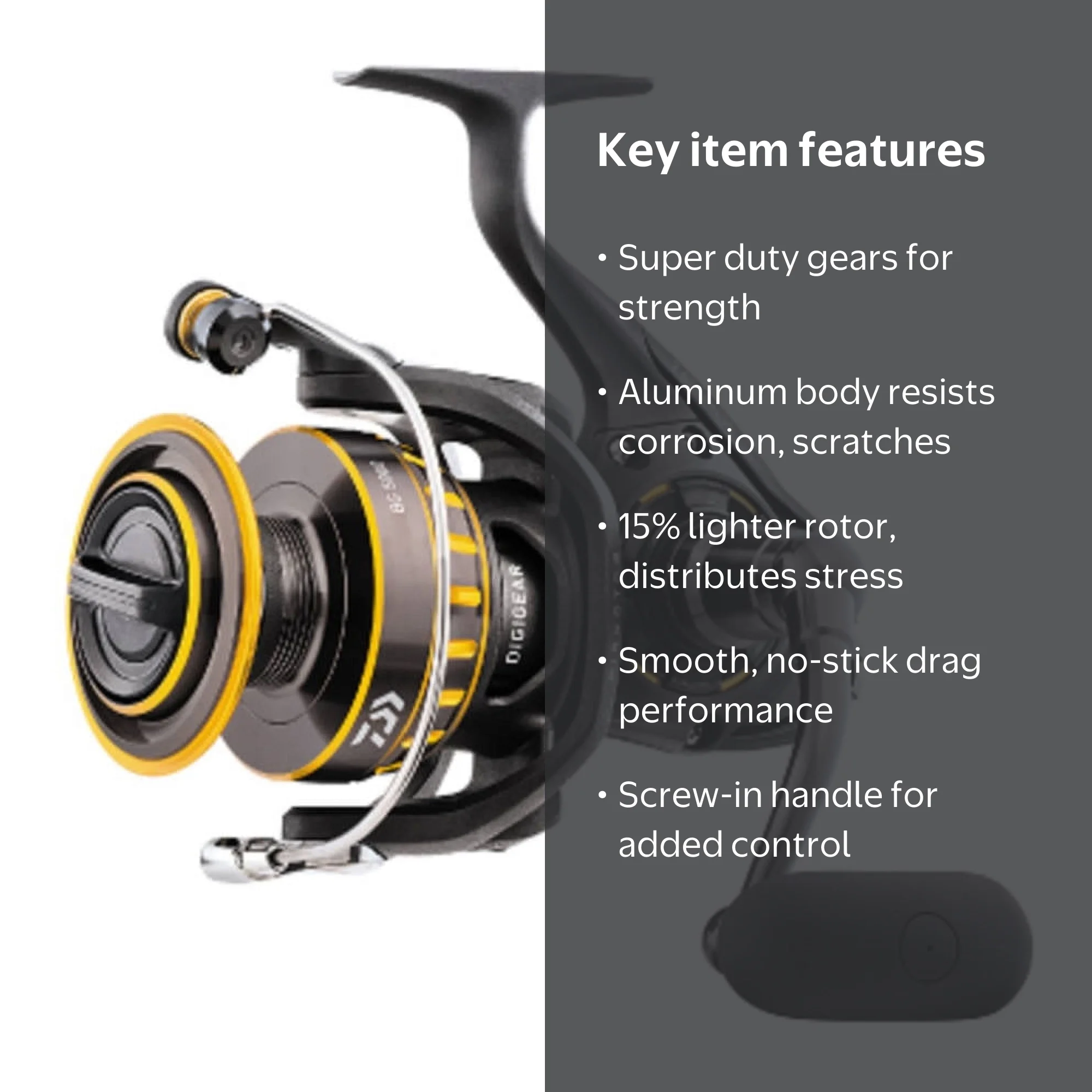 Daiwa BG Saltwater Spinning Reel-BG1500 Ultra Light - Walmart.com