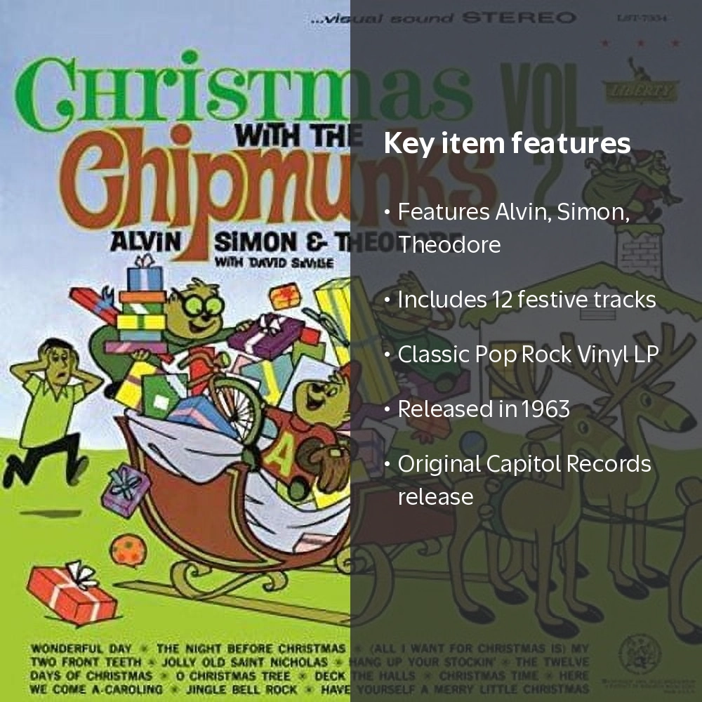 Capitola, Christmas With The Chipmunks, Vol. 2, Vinyl LP, 12