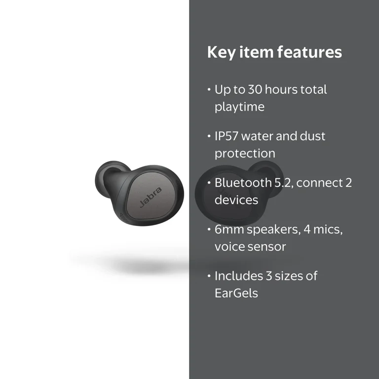 Jabra Elite 7 Pro Wireless Bluetooth Earbuds, In-Ear Phone Calls