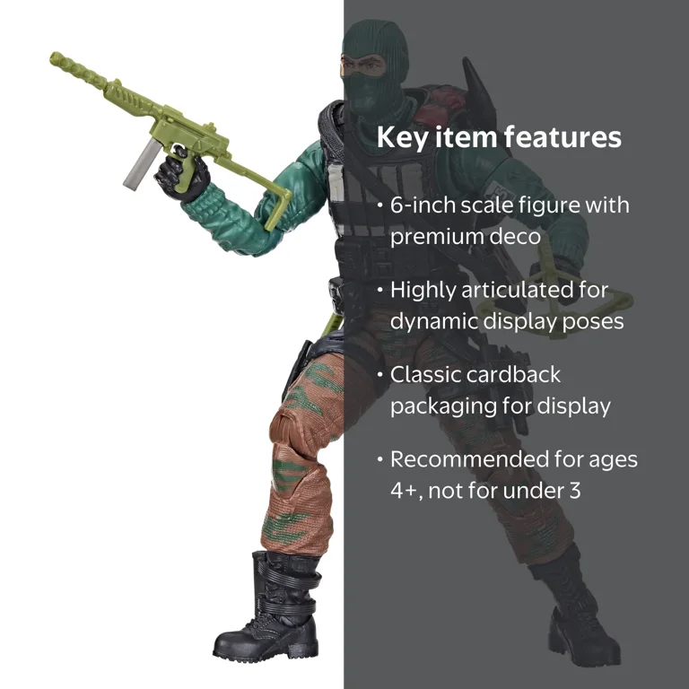 G.I. Joe, Action Figure, Beach Head, 6 inch, Retro Cardback