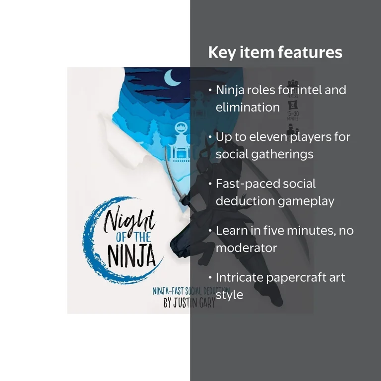 Brotherwise Games Night of the Ninja New - Walmart.com