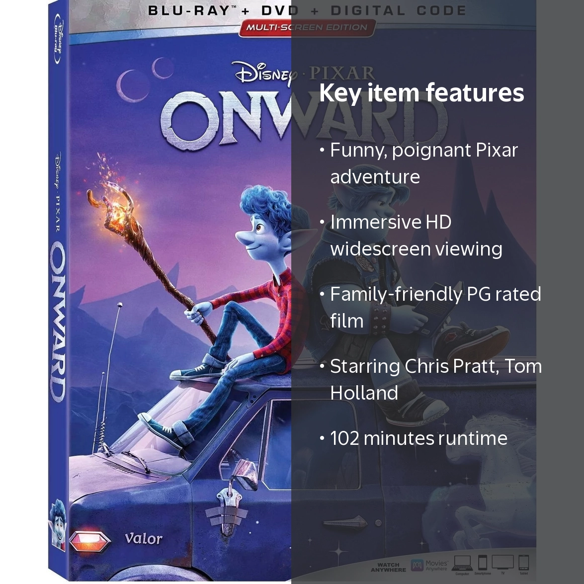 Disney Onward: New Animated Movie, Kids & Family, Original HD (Blu