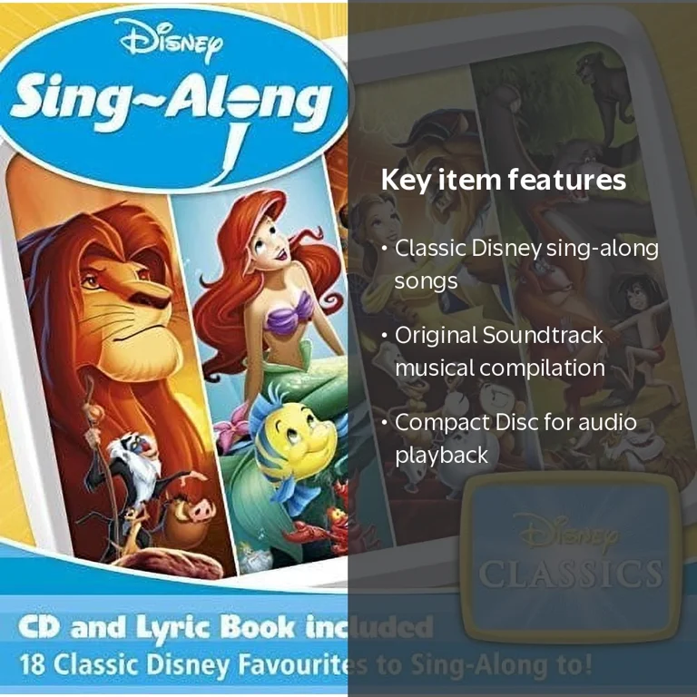 Disney, Sing Along Soundtrack, Disney Classics / O.S.T., CD