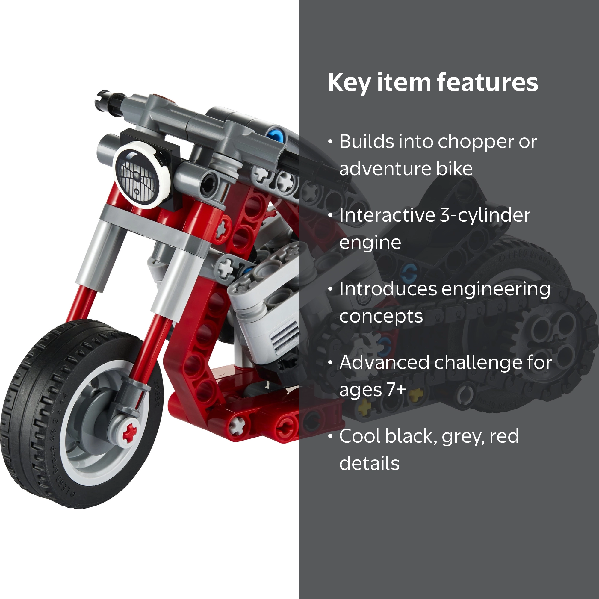 東京マルイ LEGO, Technic Motorcycle, 42132, 2 in 1 rebuilds into Adventure