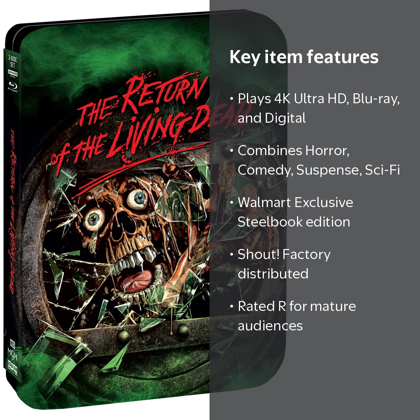 The Return of the Living Dead (Steelbook)(Walmart Exclusive) (4K