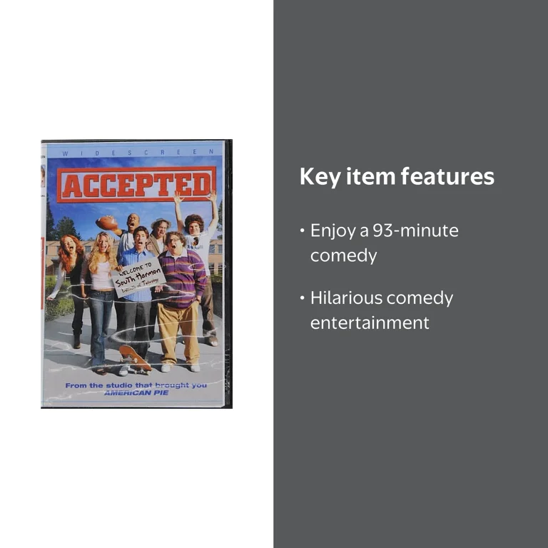 Accepted (DVD Widescreen) [DVD] - Walmart.com