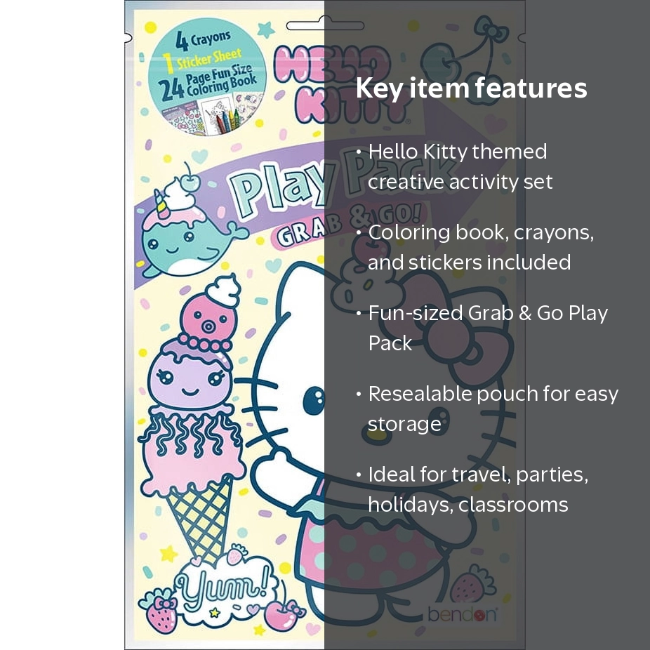 HELLO KITTY PLAY PACK - Walmart.com