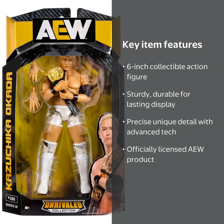 AEW Kazuchika Okada 1 Figure Pack - Unrivaled Figure - Walmart.com