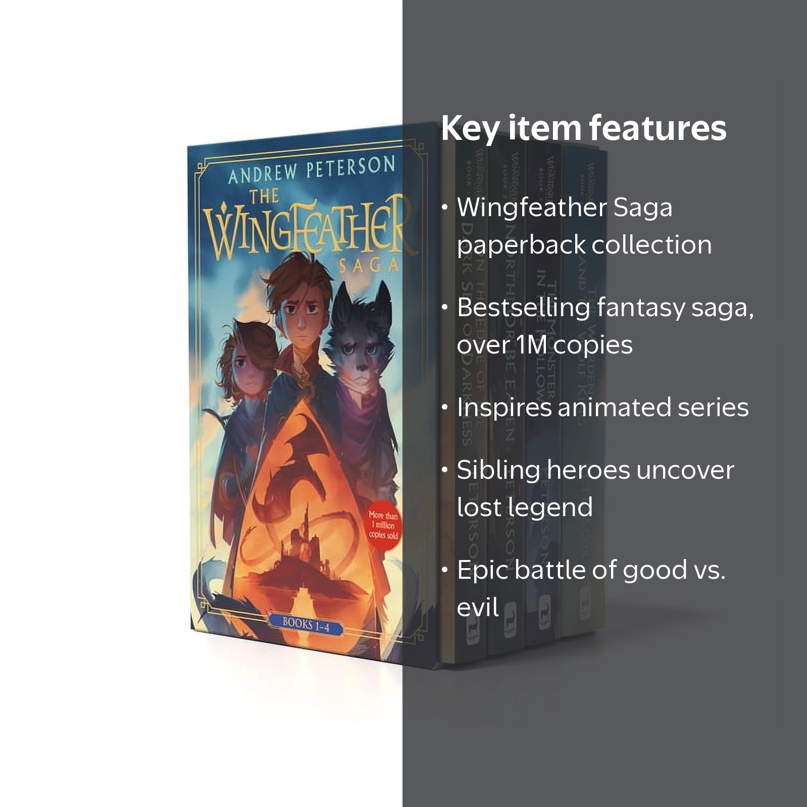 Andrew Peterson, Book Set, Wingfeather Saga Boxed Set, All 4