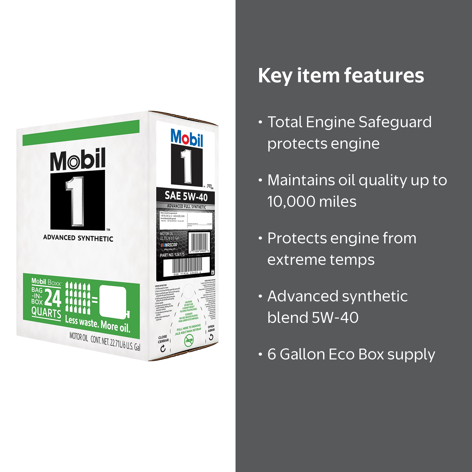 Mobil 1 FS X2 European Car Formula Full Synthetic Motor Oil 5W-40
