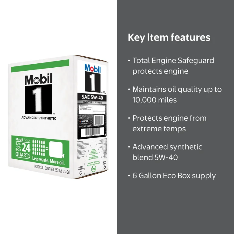 Mobil 1 FS X2 European Car Formula Full Synthetic Motor Oil 5W-40