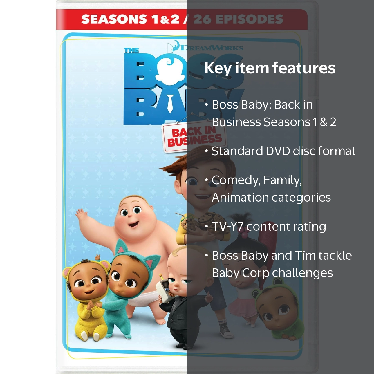 Universal Studios: Boss Baby - Back in Business, Seasons 1 & 2