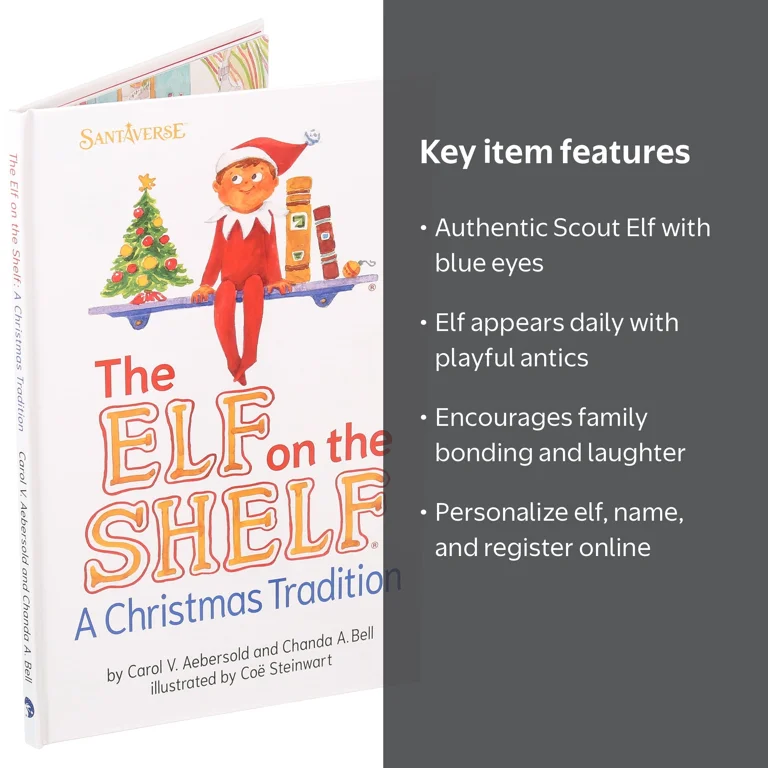 The Elf on the Shelf, A Christmas Tradition, Scout Elf with Blue