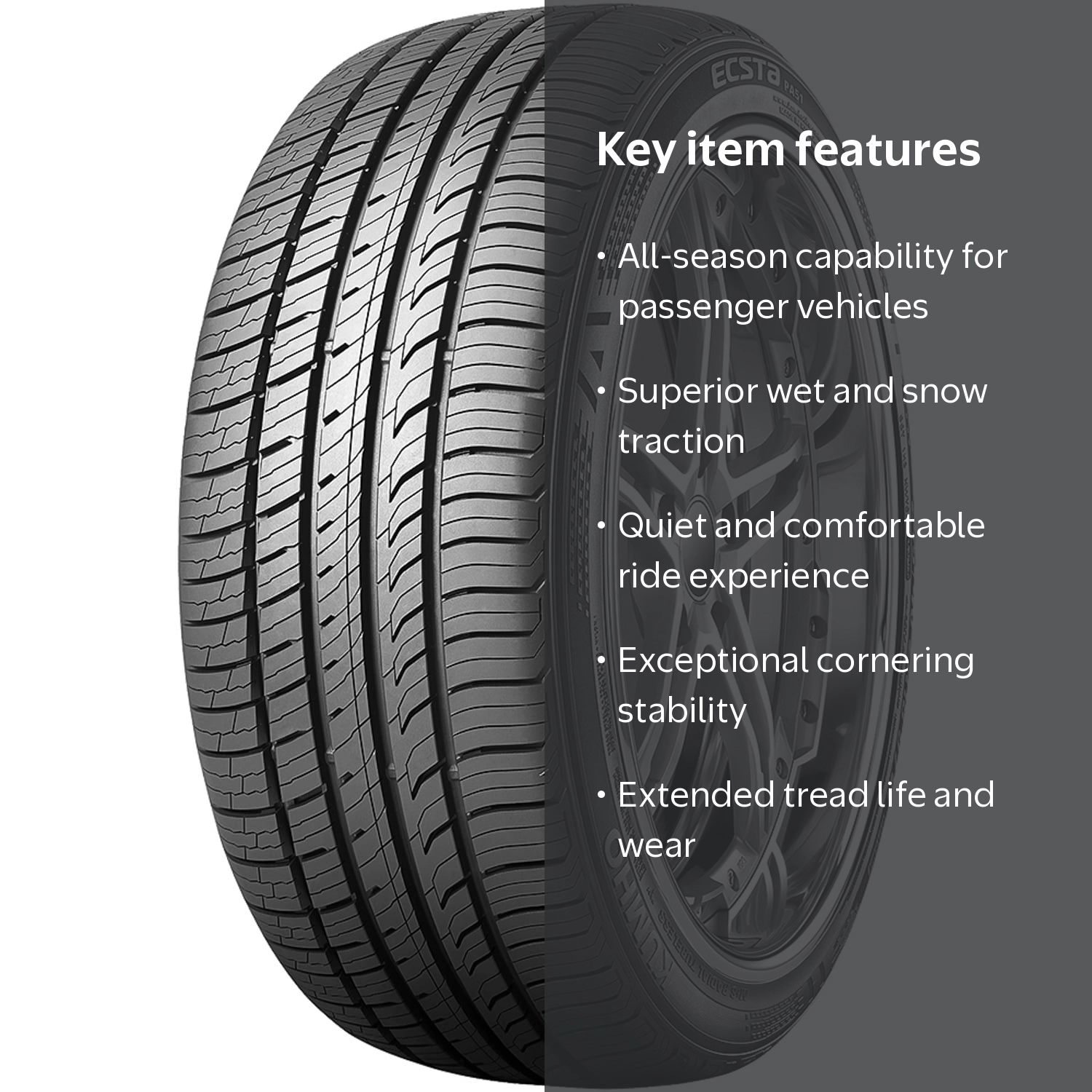 Kumho Ecsta PA51 225/45ZR17 94W XL High-Performance All-Season