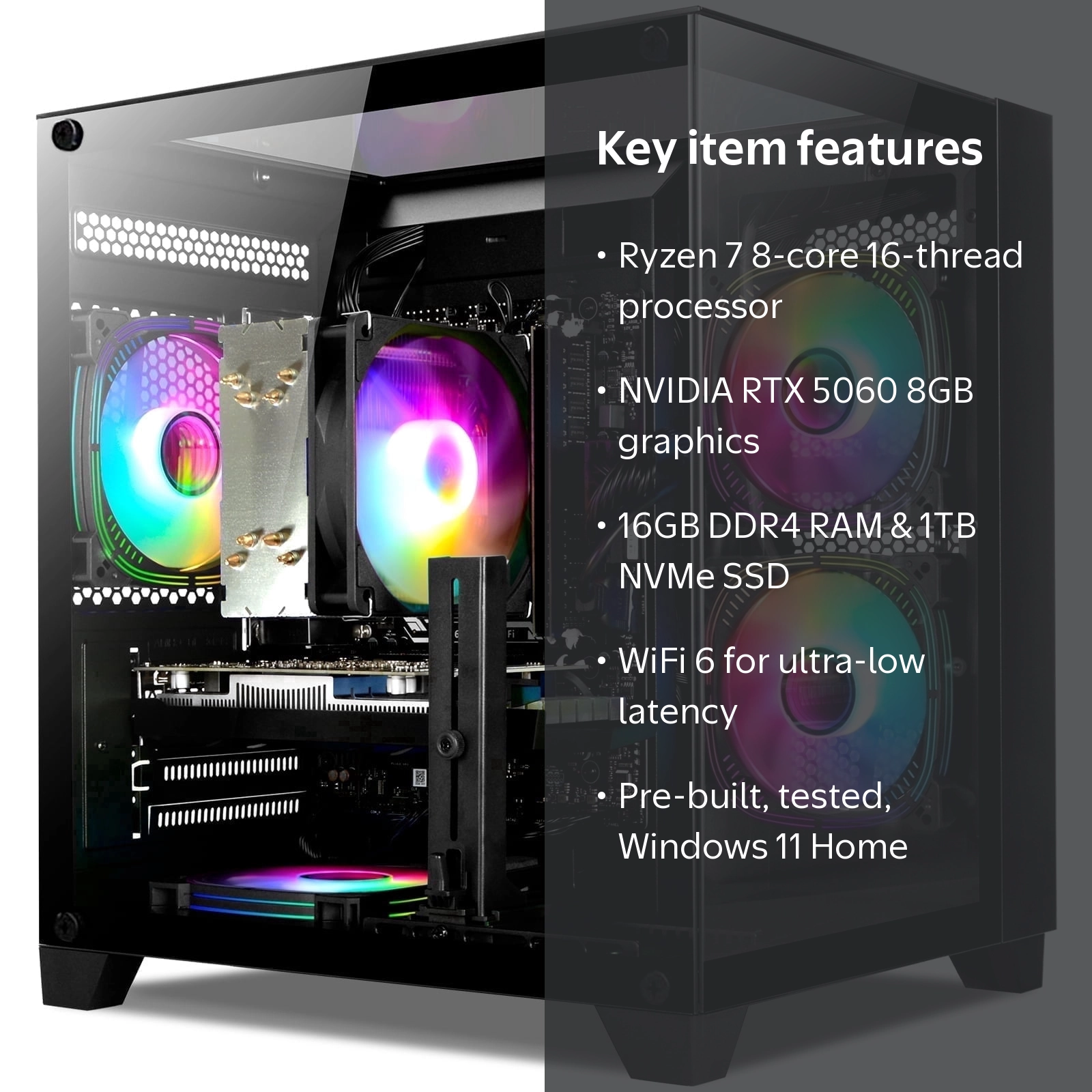 新品　RTX5060 Ryzen 7 5700X 1TB/32GB k2-_724ce5bd-a02f-45ab-a1a1-