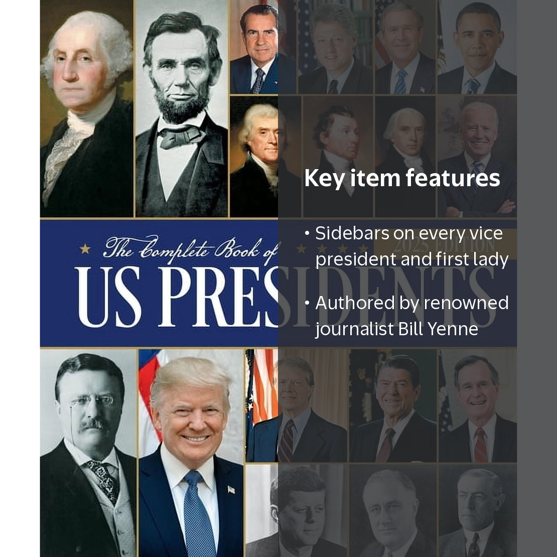 Bill Yenne, Complete Book of US Presidents, 5th Ed 2024, Hardcover