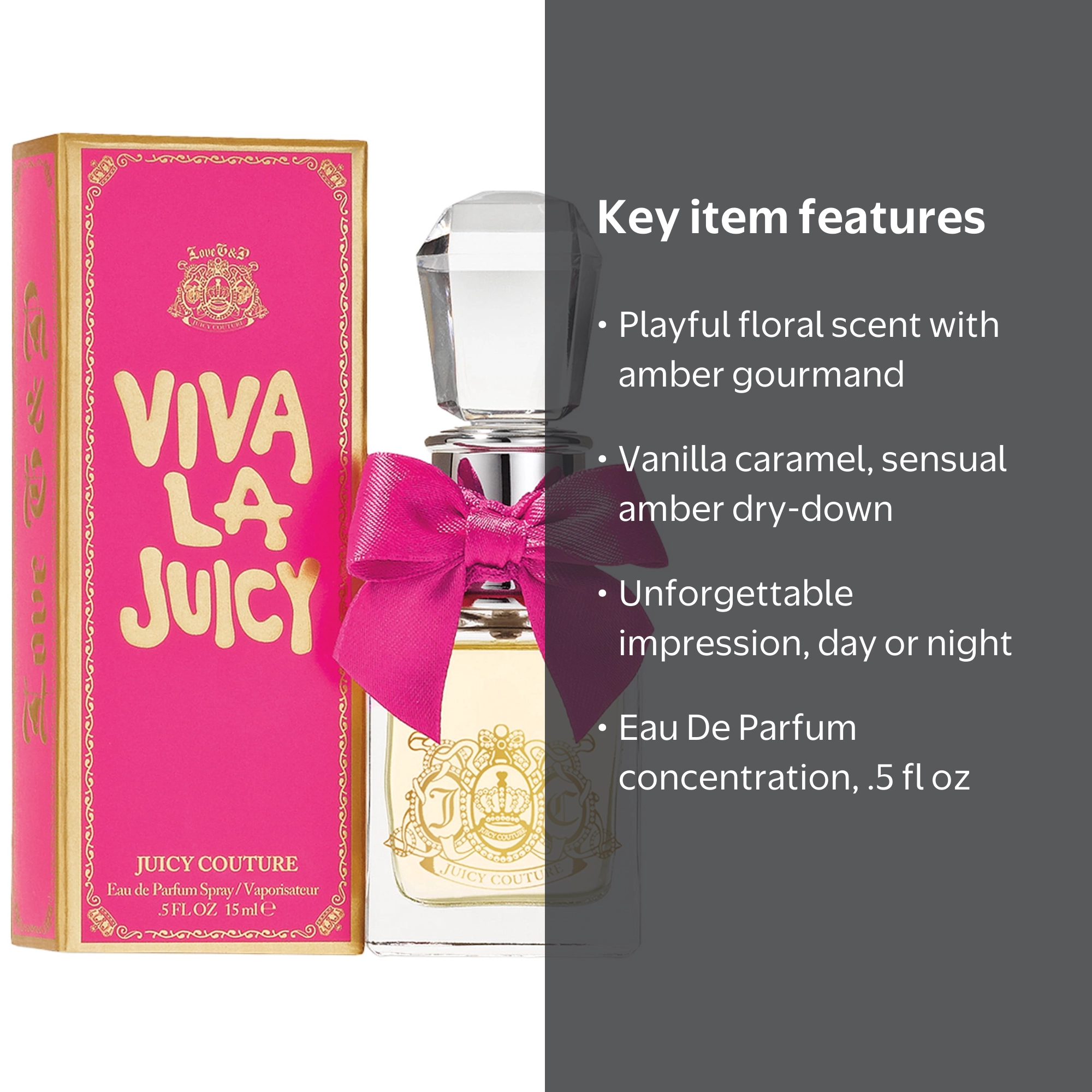 【レア】Jucy Couture VIVA LA JUICY◆箱ポーチ付き◆香水 Travel Size Juicy Couture Viva La Juicy Perfume Eau De Parfum for