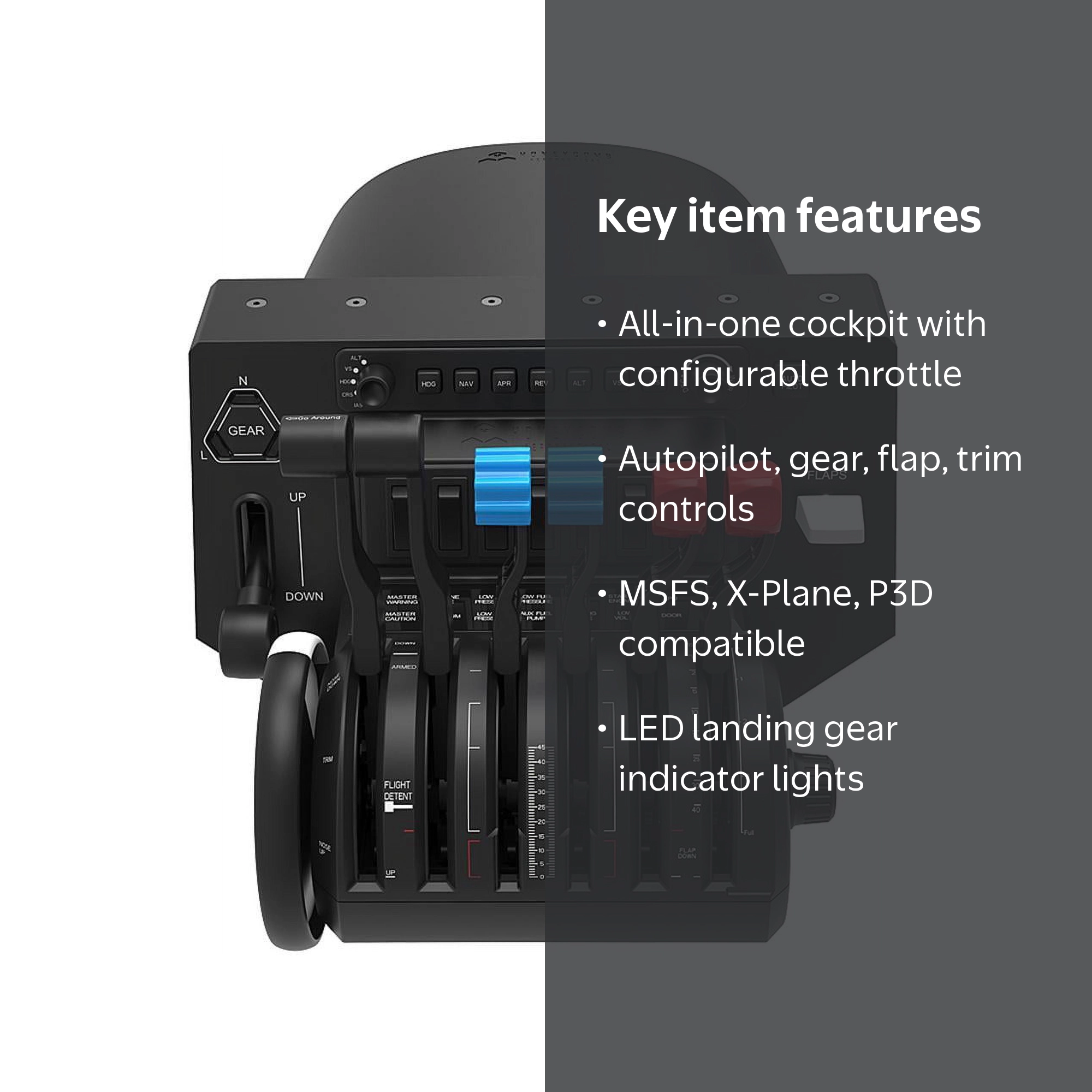 Honeycomb Aeronautical Bravo Throttle Quadrant - Walmart.com
