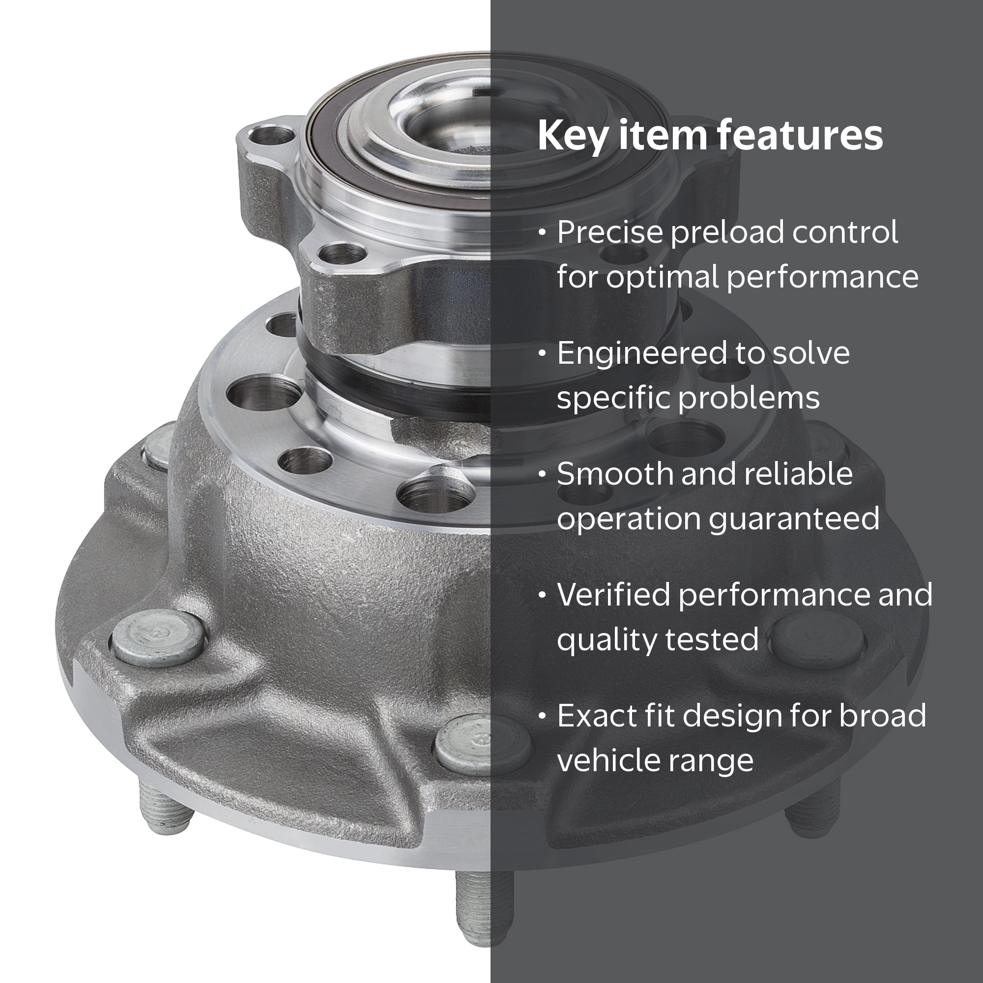 MOOG 515152 Wheel Bearing and Hub Assembly - Walmart.com