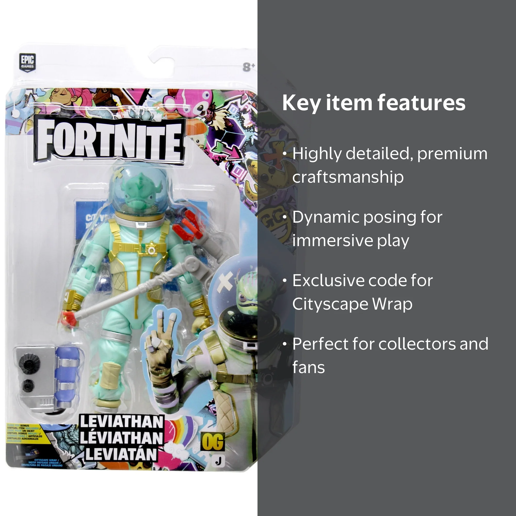 Fortnite Legendary Series Leviathan Action Figure [Includes Code