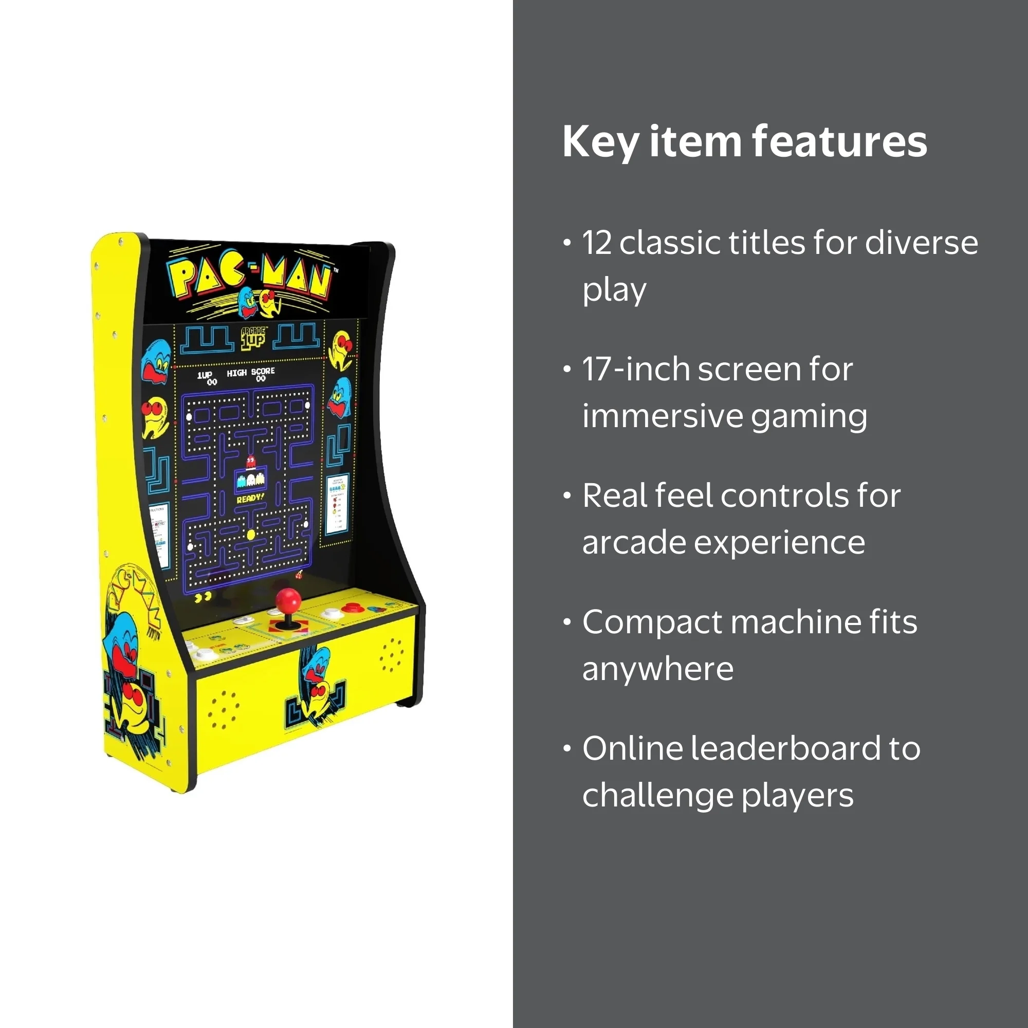 Arcade1Up PAC-MAN Partycade 12 Games in 1 - Walmart.com