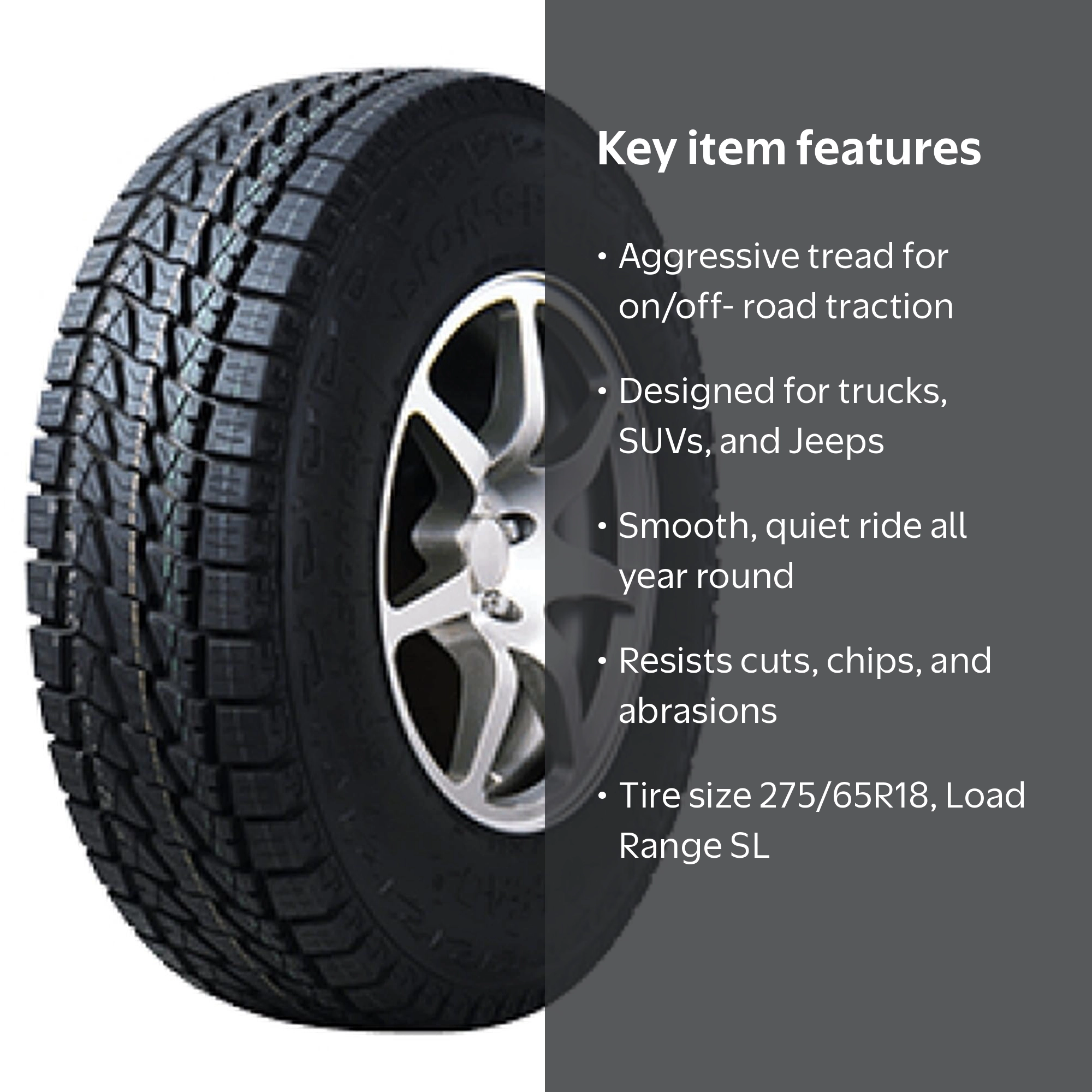Leao Lion Sport AT All Terrain 275/65R18 116T Light Truck Tire