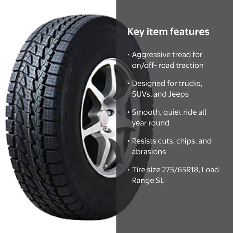 leonoah Leao Lion Sport AT All Terrain 275/65R18 116T Light Truck Tire