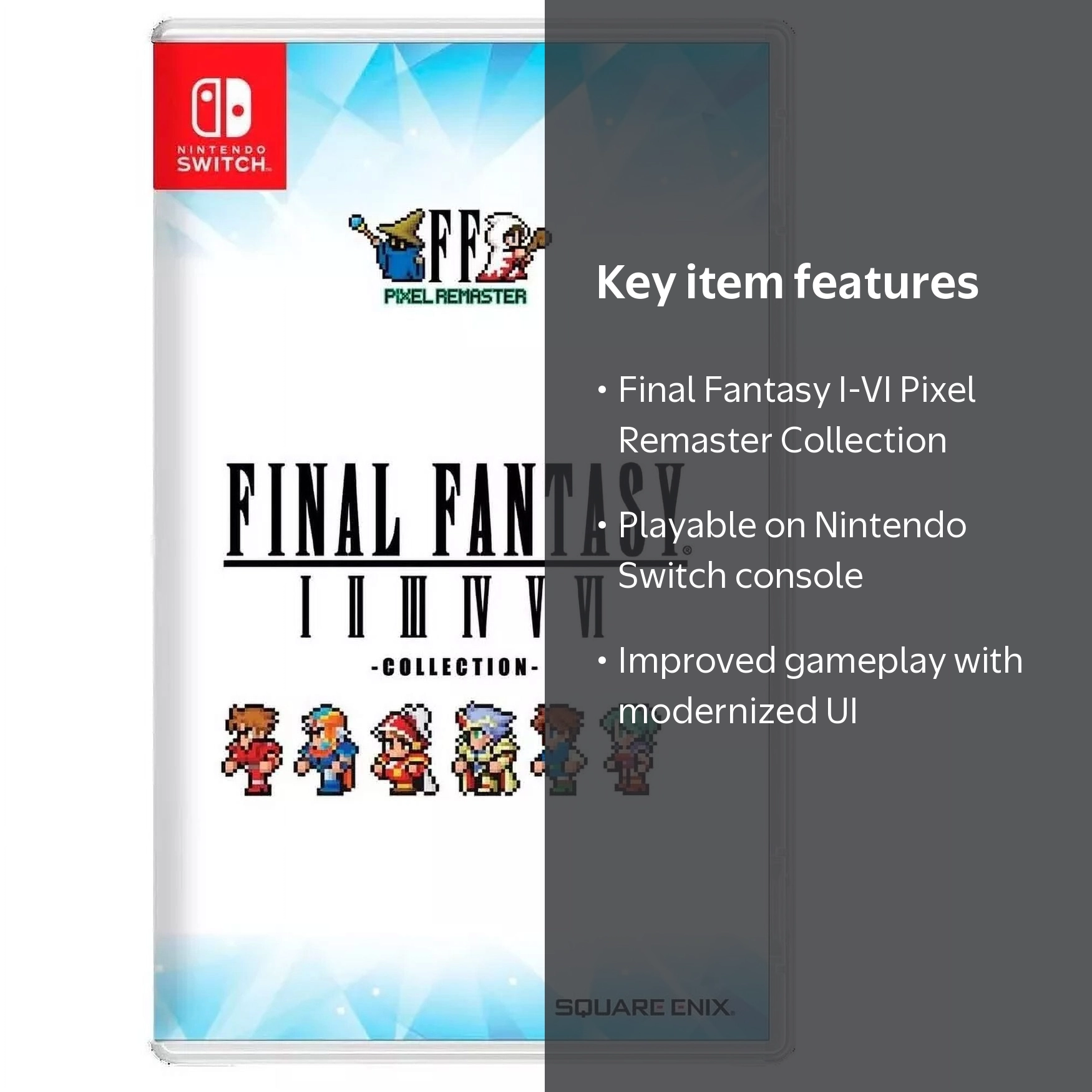 Final Fantasy I-VI Pixel Remaster Collection 1-6 - Nintendo Switch