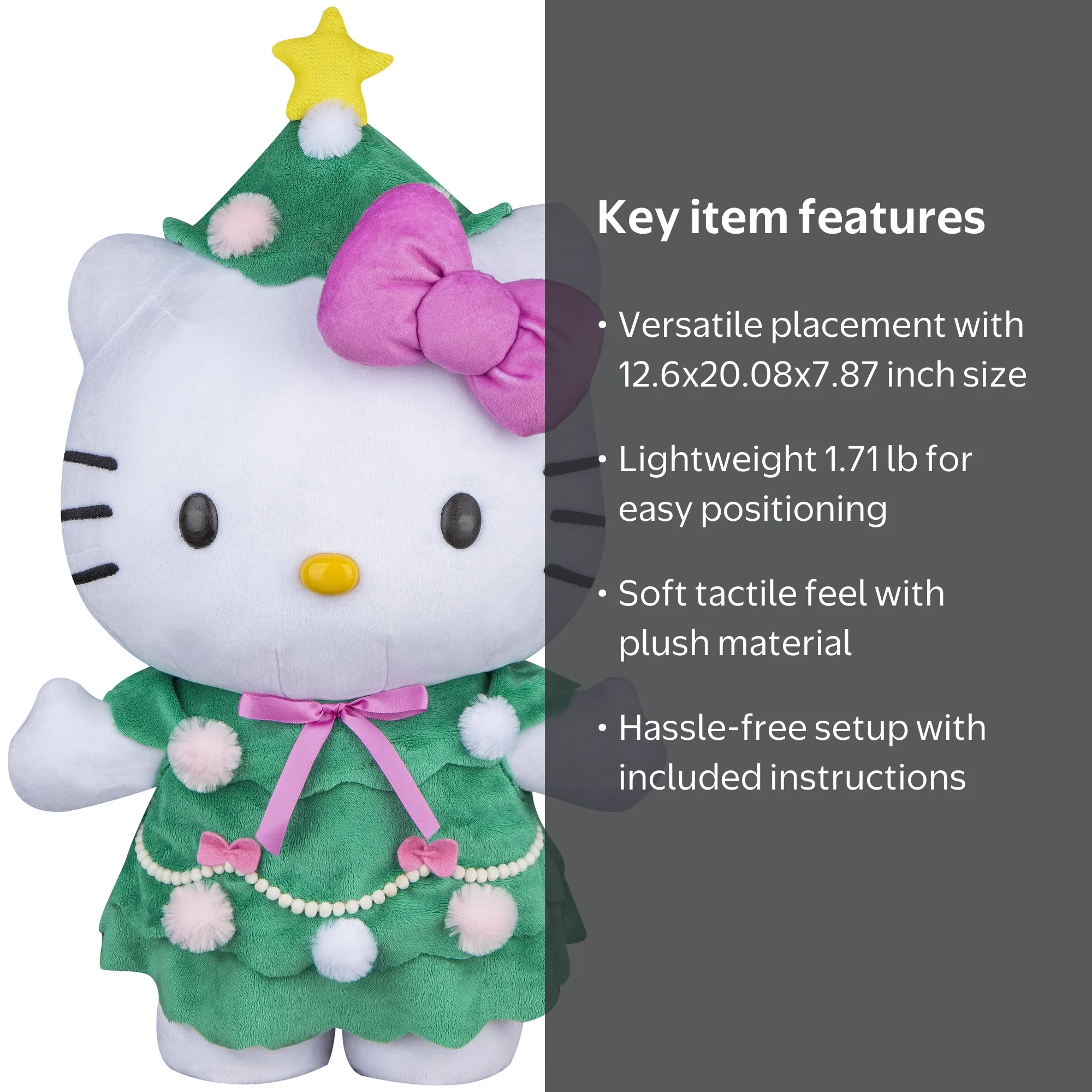 Christmas Plush Toy Hello Kitty as Christmas Tree Décor Sanrio